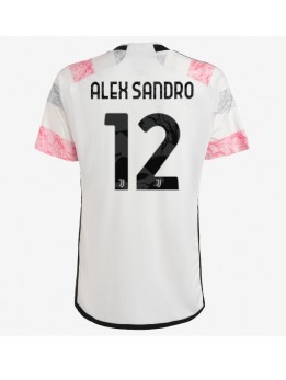 Billige Juventus Alex Sandro #12 Bortedrakt 2023-24 Kortermet